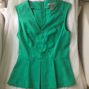 Banana republic peplum top